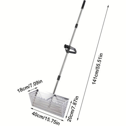 Adjustable Metal Beach Sifter Rake Tool