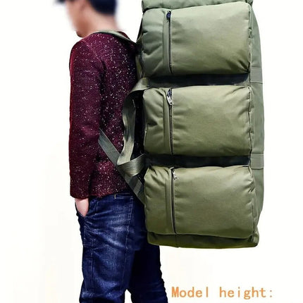 Military Duffel Backpack 80L Outdoor Travel Bag