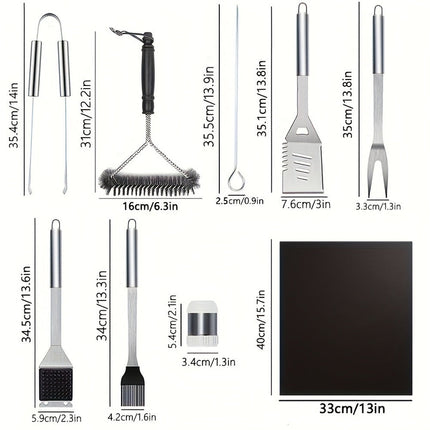 BBQ Grill Accessories Set (17pcs)