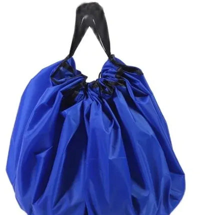 Trendbay Blue Toy Storage Bag & Play Mat 50cm Portable Toys Organizer