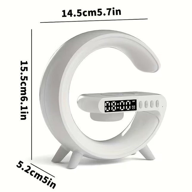 Wireless Bluetooth Speaker with RGB Light & Alarm