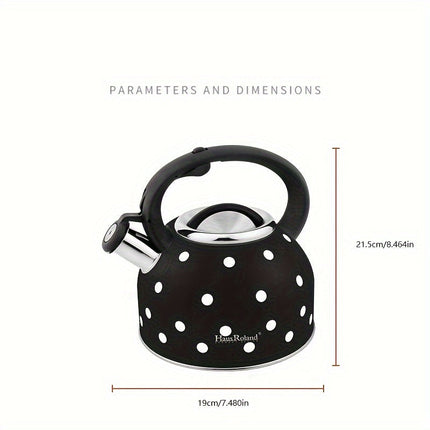 Whistling Tea Kettle Stainless Steel Stovetop (2.5L)