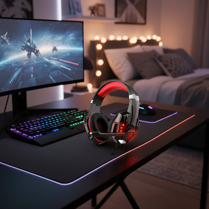 Stereo Gaming Headset with Mic for PS4 PS5 Xbox