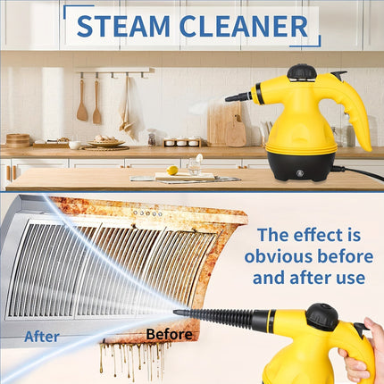 Handheld Steam Cleaner with 1000W 9 Accessories