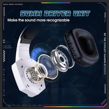 Surround Sound Wireless Gaming Headset Tri-Mode