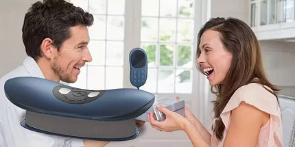 Electric Lumbar Massager with Heat & Vibration