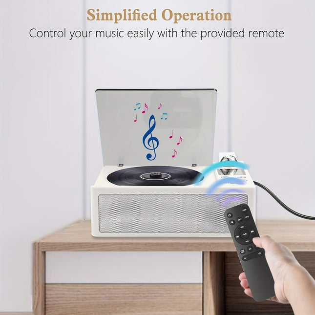 CD Player with Wireless Speaker & FM Radio