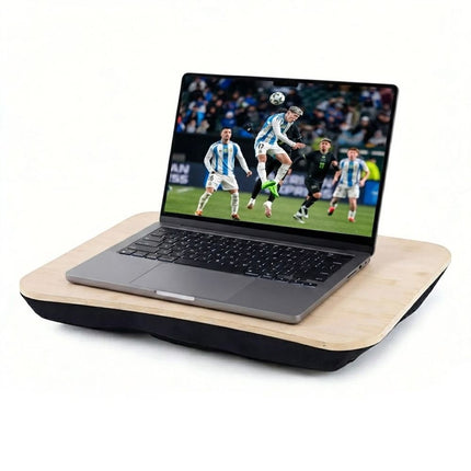 Portable Bamboo Laptop Lap Desk, Bed Tray Table & Workstation for Home, Office, Study & Travel