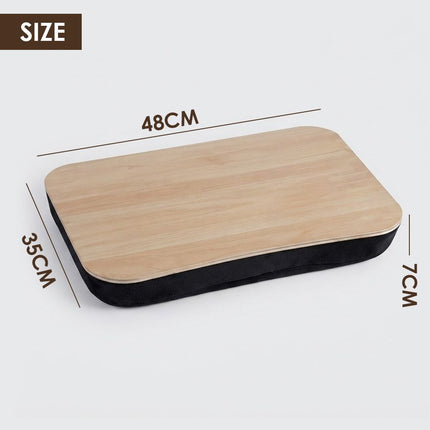 Portable Bamboo Laptop Lap Desk, Bed Tray Table & Workstation for Home, Office, Study & Travel