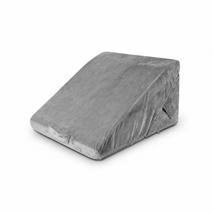Adjustable Memory Foam Wedge Pillow with Washable Velvet Cover for Bed Sofa Reading(55x55x33cm)