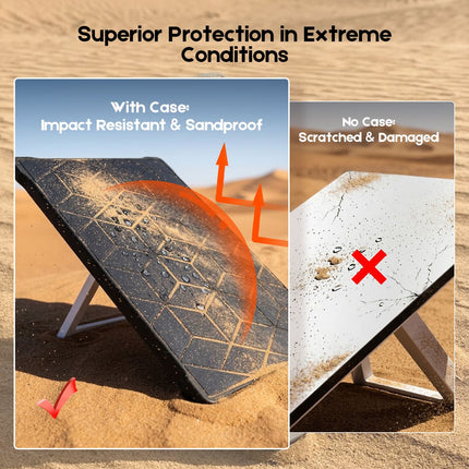 Silicone Cover for Starlink Gen 3 Standard, Waterproof Protective Case, Anti-Scratch, Sand & Hail Protection, Black
