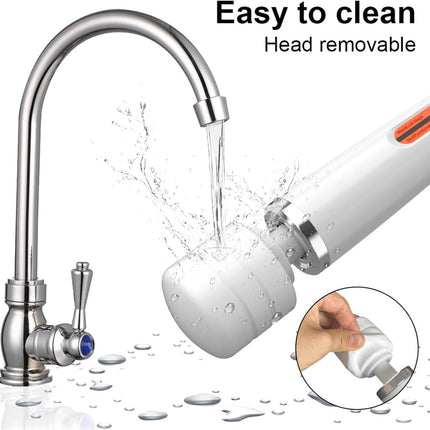 Vibrator - Dildo | Sex Toys for Couples - Sex Toys for Women - Sex Games - Sex Toys - Adult Sex Products - Powerful Vibrator, 10 Speeds, Nipple and Clitoris Stimulation - Electric Plug-In Massager (White)