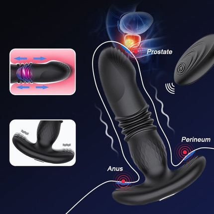 Sex toys for women - Sex toys for couples - Sex games - Retractable anal plug - Vibrating - Wearable - Unisex vibrator - Sex toys for adults - Remote control