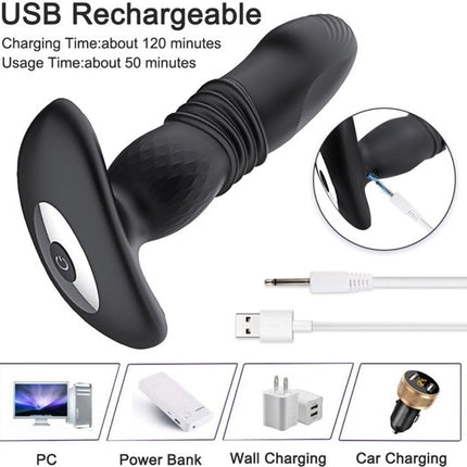 Sex toys for women - Sex toys for couples - Sex games - Retractable anal plug - Vibrating - Wearable - Unisex vibrator - Sex toys for adults - Remote control