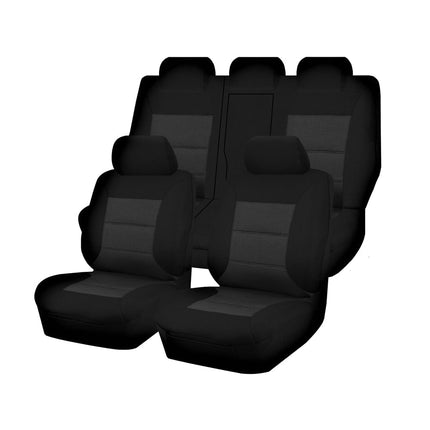 Premium Jacquard Seat Covers - For Mitsubishi Outlander Zj-Zk-Zl Series (2012-July/2021)