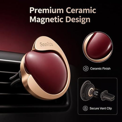 Car Air Freshener, French Red Wine Scent, Long-Lasting Air Diffuser, Luxury Car Fragrance Accessory for Interior & Home