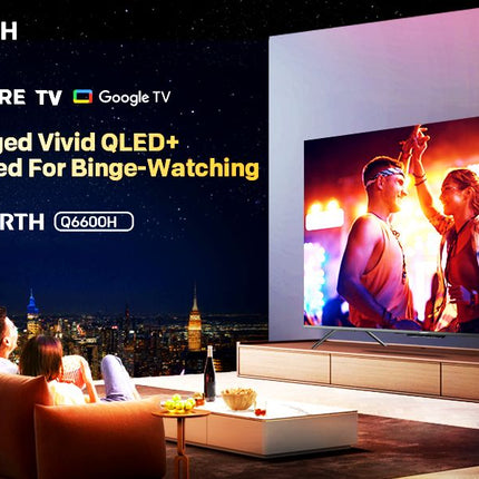 SKYWORTH Q6600H 60" - QLED+ 4K Smart Google TV, Gen 5 Quantum Dot, 120Hz Refresh Rate, AI-Powered Picture, Dolby Audio DBX-tv Audio, Voice Control, Screen Casting, HDR, Eco-Friendly Design