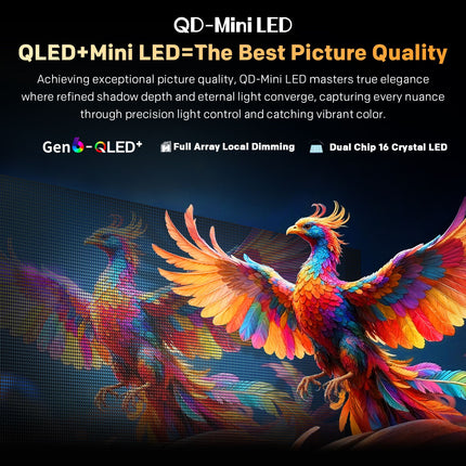 SKYWORTH 75X6600H QD-Mini LED 4K Smart TV, Matte Anti-Glare Display, 120Hz Turbo Mode, AI 4K Upscaling, AI Color Enhancement，Google TV, Dolby Atmos+Dolby Vision, 30W Speakers，HDMI2.1