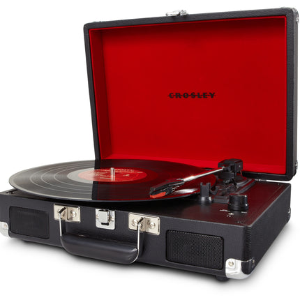 CROSLEY Crosley Cruiser Black - Bluetooth Turntable & Record Storage Crate