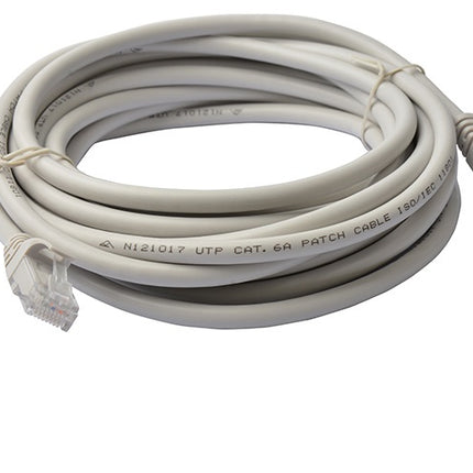 8WARE Cat6a UTP Ethernet Cable 5m Snagless Grey