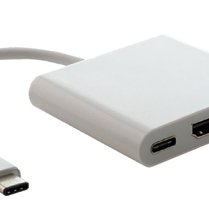 ASTROTEK USB 3.1 Type-C USB-C to HDMI, USB Type-A and USB Type-C Adapter Male to Female 4K 30Hz for Apple MacBook Chromebook Pixel