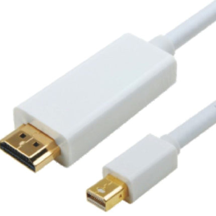 ASTROTEK Mini DisplayPort DP to HDMI Cable 2m - 20 pins Male to 19 pins Male Gold plated RoHS