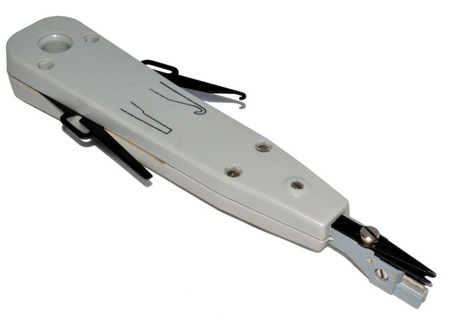 ASTROTEK Networking Punch Down Tool Multifunction Krone Type IDC/Network Wire Cat5 & Telephone Impact Terminal Insertion Grey Color LS