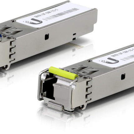 UBIQUITI UFiber SFP Single-Mode BiDi Fiber Module, 1 Gbps, 3km Distance, 2-Pack