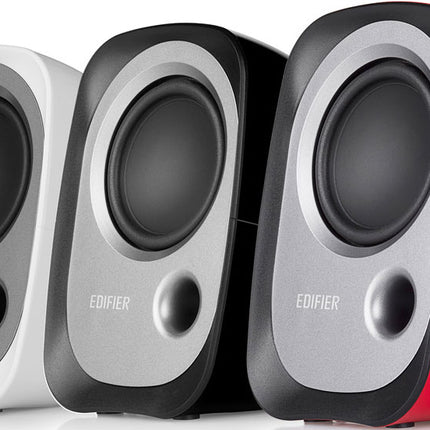 Edifier R12U USB Compact 2.0 Multimedia Speakers System Red - 3.5mm AUX/USB/Ideal for Desktop,Laptop,Tablet or Phone