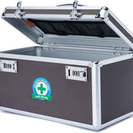 Portable Combination Medicine Box (Coffee/Large)