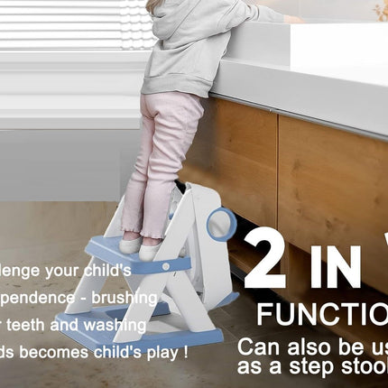 Potty Training Seat Ladder, Kids Boys Girls, Blue