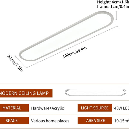 Dimmable LED Ceiling Light, 48W White