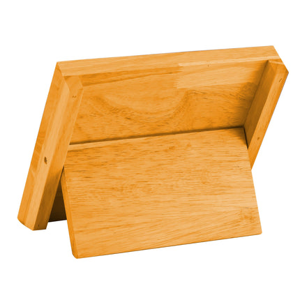 Natural Bamboo Magnetic Knife Block Holder with Strong Magnets for Home Kitchen Storage & Organisation
