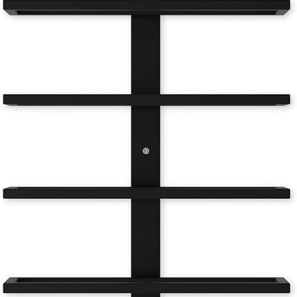 Set 2 Pcs Metal Wall Mount Wine Rack for Wine Bottles, Liquor, Champagne (Holds 10 Bottles)