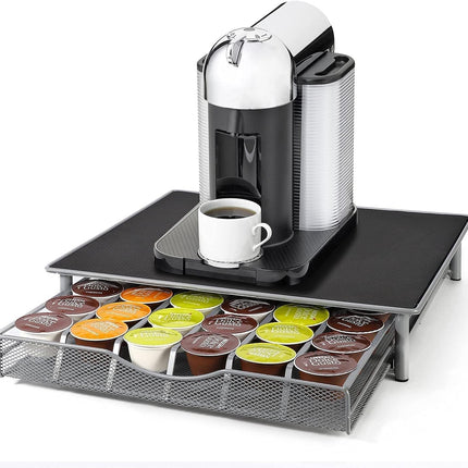 CARLA HOME K-Cup Coffee Pod Drawer for 36 Coffee Pods Storage for Home Kitchen Counter Organizer