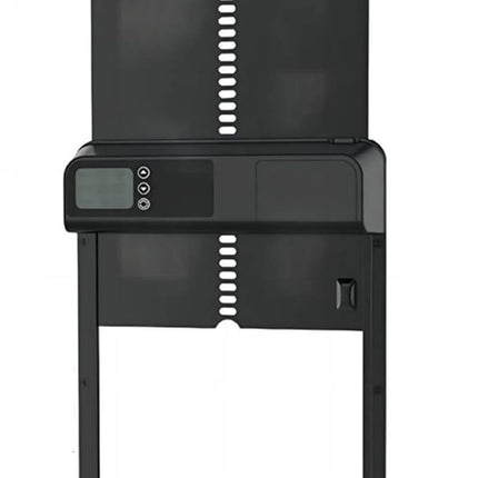 CARLA HOME Automatic Chicken Coop Door with Timer & LCD Screen, Anti-Pinch Safety, Easy Battery Operation & Weatherproof for Outdoor Coops
