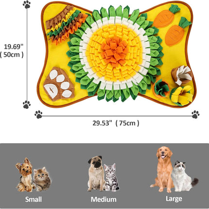 CARLA HOME Snuffle Interactive Feeding Mat Toy for Dogs & Pets