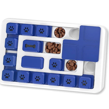 CARLA HOME Interactive Dog Puzzle Toy Slow Feeder Treat Dispenser for Dogs & Cats