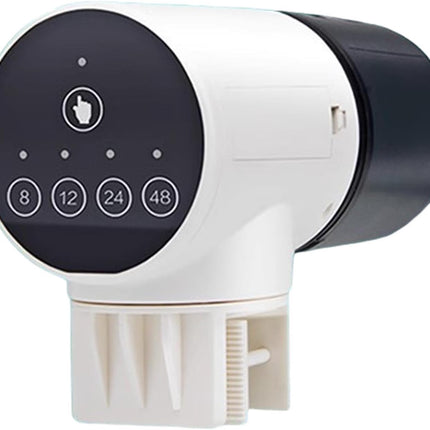 CARLA HOME Automatic Fish Feeder with Timer, Moistureproof Dispenser & Rechargeable Feeding for Aquarium or Tank