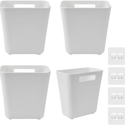 CARLA HOME 4-Pack Self-Adhesive Wall Storage Box for Cabinet Doors, Kitchen, Bathroom & Office