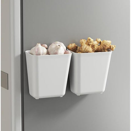 CARLA HOME 4-Pack Self-Adhesive Wall Storage Box for Cabinet Doors, Kitchen, Bathroom & Office