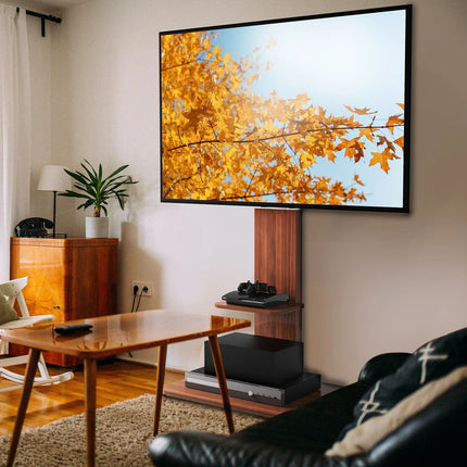 Adjustable Wood TV Stand for 32-65 Inch LCD LED