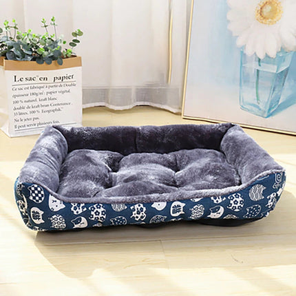 XXL Blue Pet Dog Bed Sofa Mat for Cats and Dogs