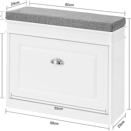 Tilt-Out Shoe Cabinet Shoe Rack