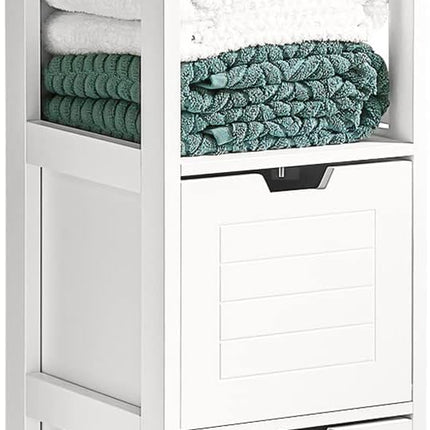 Freestanding Cabinet 2 Drawers Shelf Cupboard