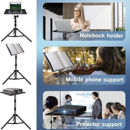Adjustable Tripod Stand for Projector & Laptop 22-55 Portable