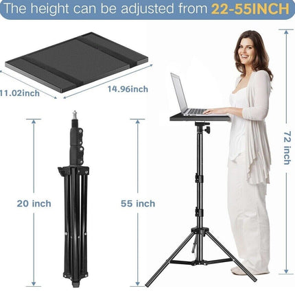 Adjustable Tripod Stand for Projector & Laptop 22-55 Portable
