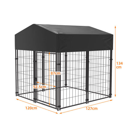 Extra Large Welded Wire Dog Kennel Outdoor Heavy Duty Crate Cage