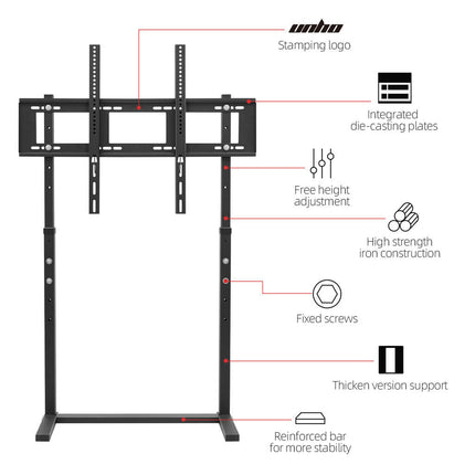 TV Stand Base Mount Bracket Swivel for 32-100 LED LCD