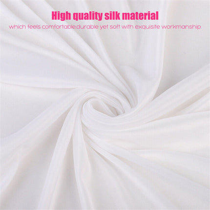 3x6m White Stage Curtain Backdrop